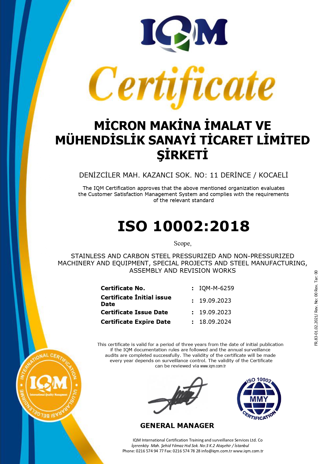 ISO 10002:2018